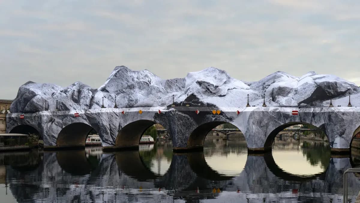 Descubre la caverna efímera en el Pont Neuf de París
