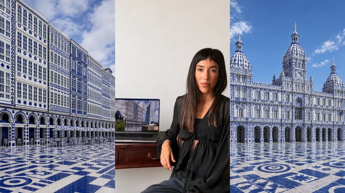 Almudena Ripamonti honra a A Coruña con su arte visual