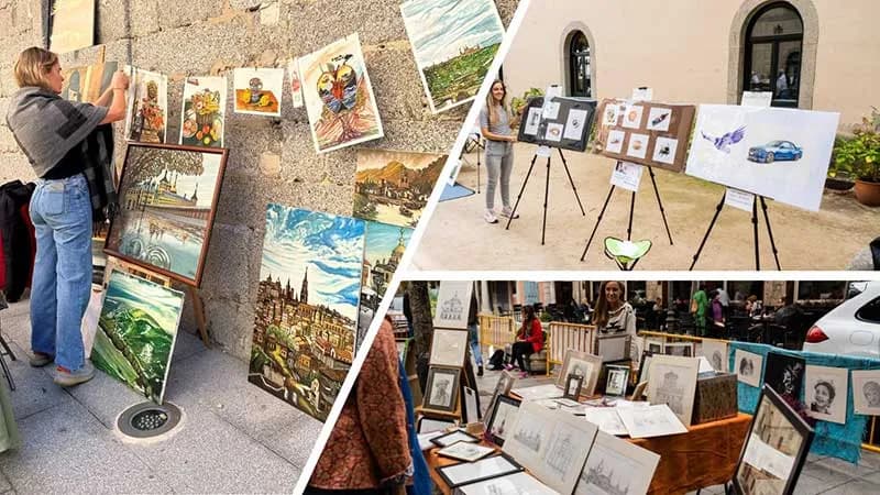 San Lorenzo de El Escorial celebra la 20ª edición de arte al aire libre