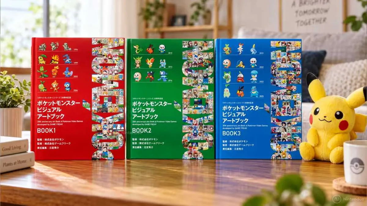 Pokémon celebra su 30 aniversario con tres artbooks inéditos