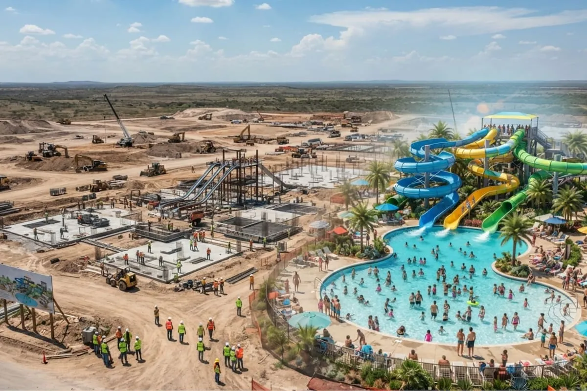 Nuevo parque acuático en Texas: inversión de US$54,5 millones