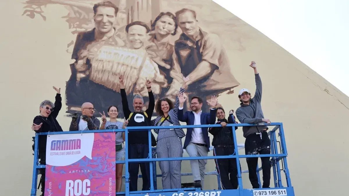 El festival Gamma llenará Pardinyes de arte mural contemporáneo