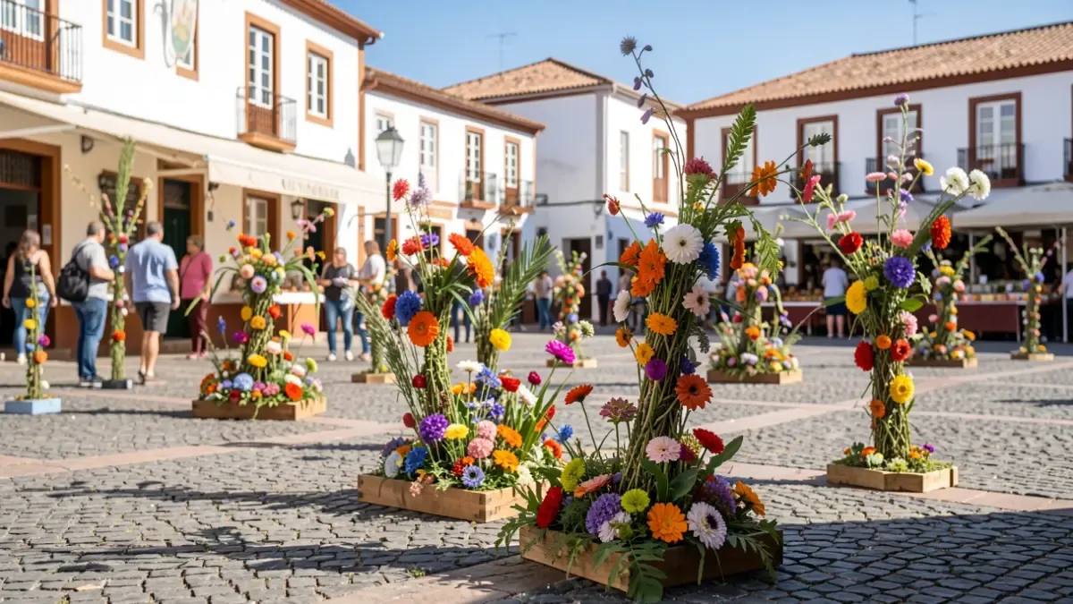 Tacoronte en Flor: Arte efímero embellece el comercio local