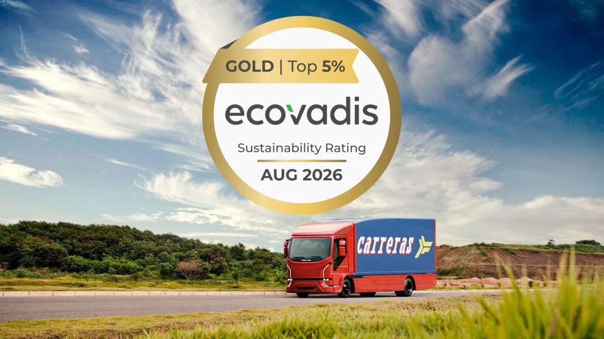 Carreras recibe Medalla de Oro de EcoVadis por sostenibilidad