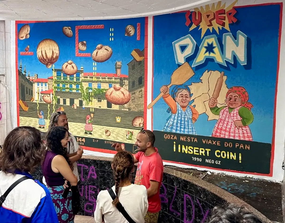 Santiago de Compostela estrena museo de arte urbano con 8 murales