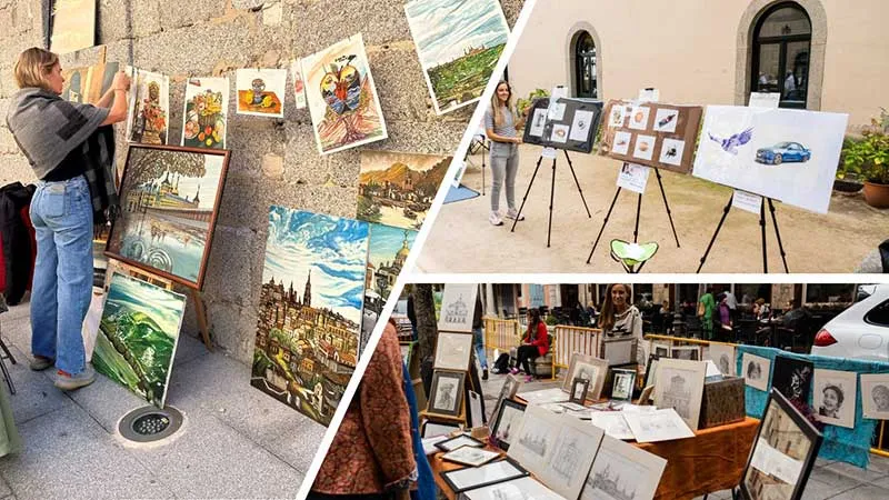 San Lorenzo de El Escorial celebra la 20ª edición de arte al aire libre